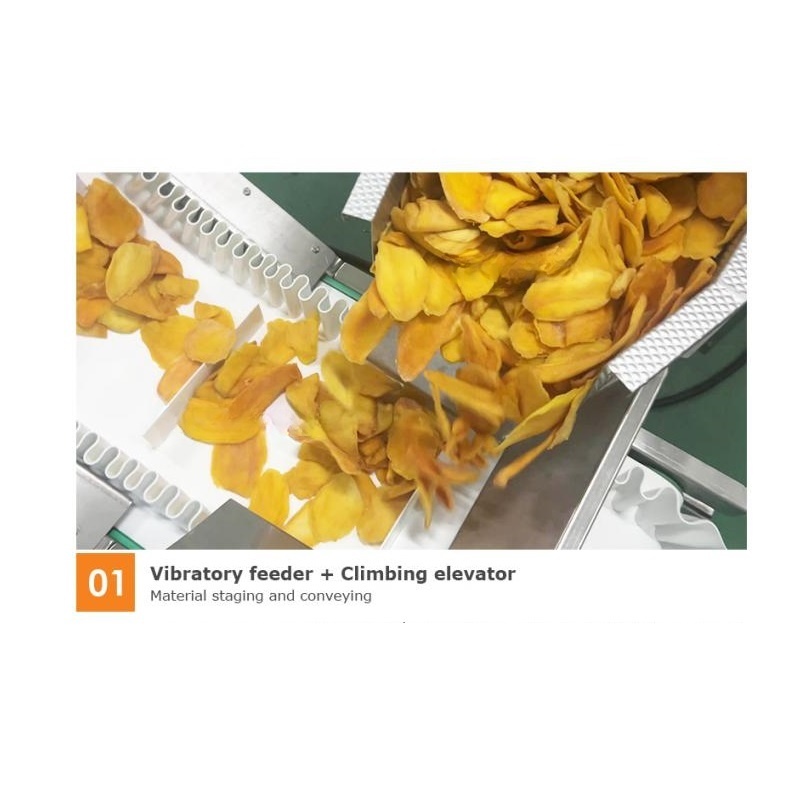 vibratory feeder and climbing elevator
