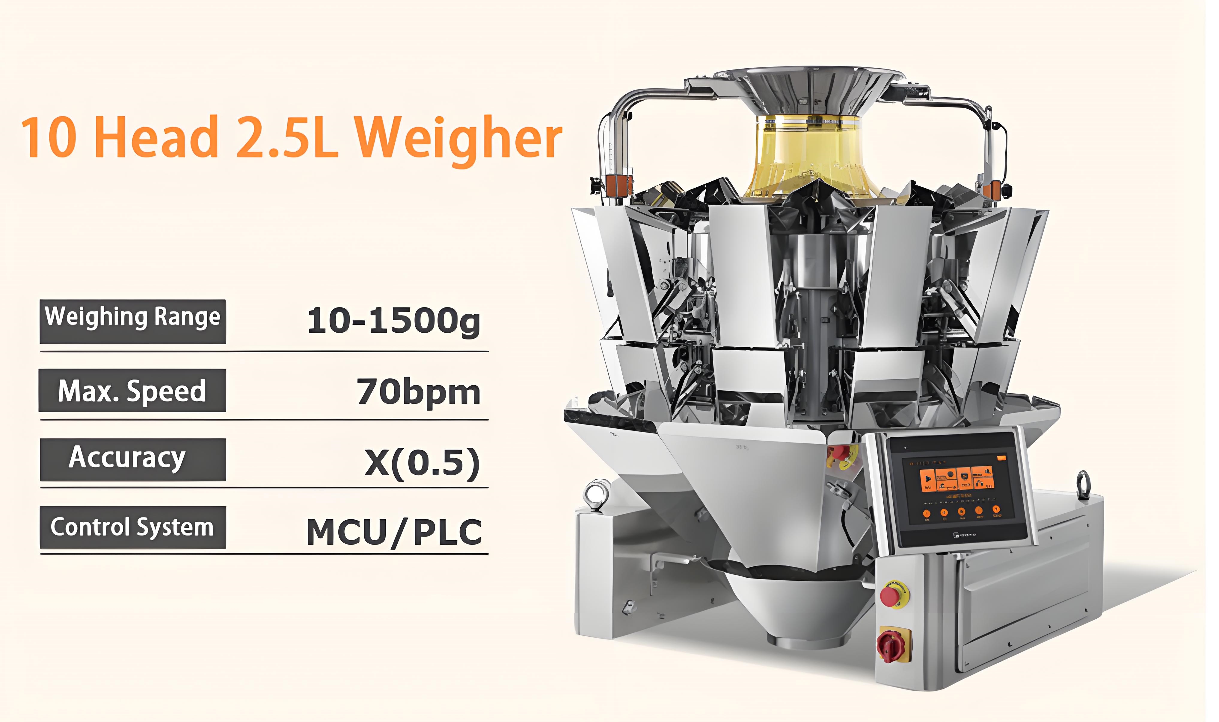 10 head 2.5L weigher