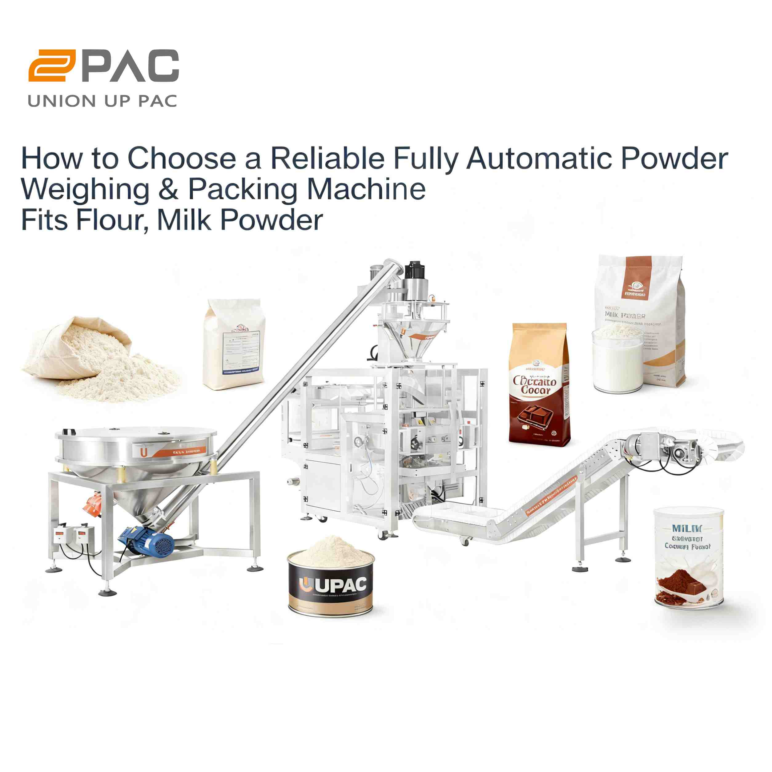 How to Choose a Reliable Fully Automatic Powder Weighing & Packing Machine? UUPAC's Solution Fits Flour, Milk Powder
