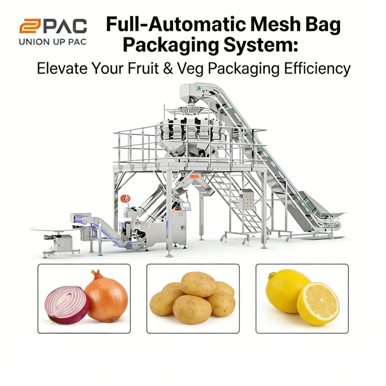 Full-Automatic Mesh Bag Packaging System: Elevate Your Fruit & Veg Packaging Efficiency