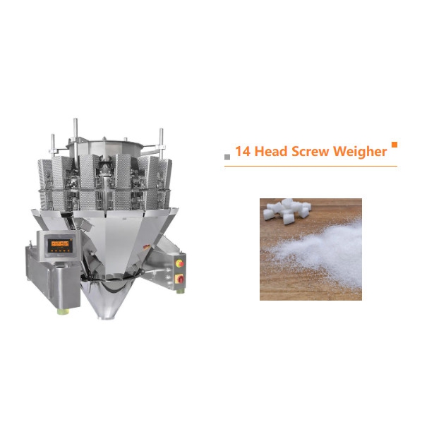 14 Head Screw Weigher for Soft white sugar weighing
